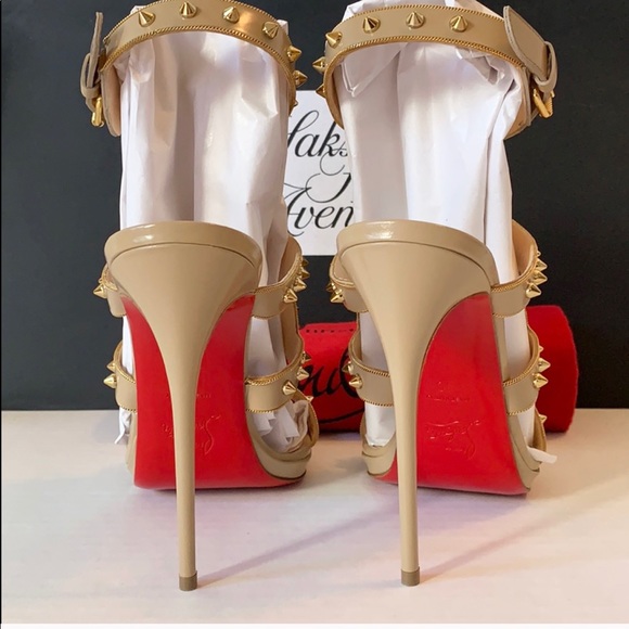 NEW Christian Louboutin Studded Sandal - Picture 6 of 8
